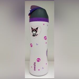 Owala  Kurumi White and Purple Water Bottle
